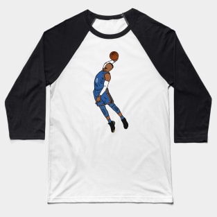 Russell Westbrook Slam Dunk Baseball T-Shirt